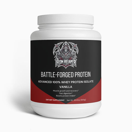 Battle-Forged Protein: Advanced 100% Whey Protein Isolate (Vanilla)