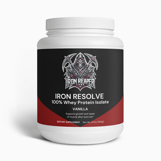 Iron Resolve: 100% Whey Protein Isolate (Vanilla)