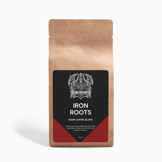 Iron Roots Blend – Hemp-Infused Coffee 4oz