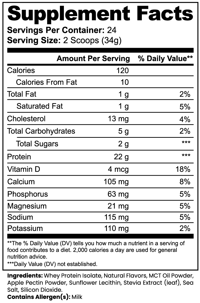 Battle-Forged Protein: Advanced 100% Whey Protein Isolate (Vanilla)